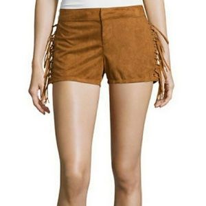 NWT Boom Boom Jean Faux Suede Shorts Size 9